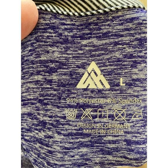 Speed Your Run German Designed Mens Golf shirt size large (D2) - Picture 3 of 6